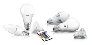 LED lamps with additional features